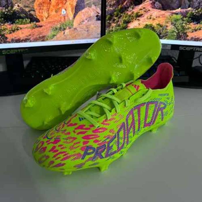 Adidas Predator League FG Soccer Cleats Shoes Lucid Lemon JH6471 Mens Size 9